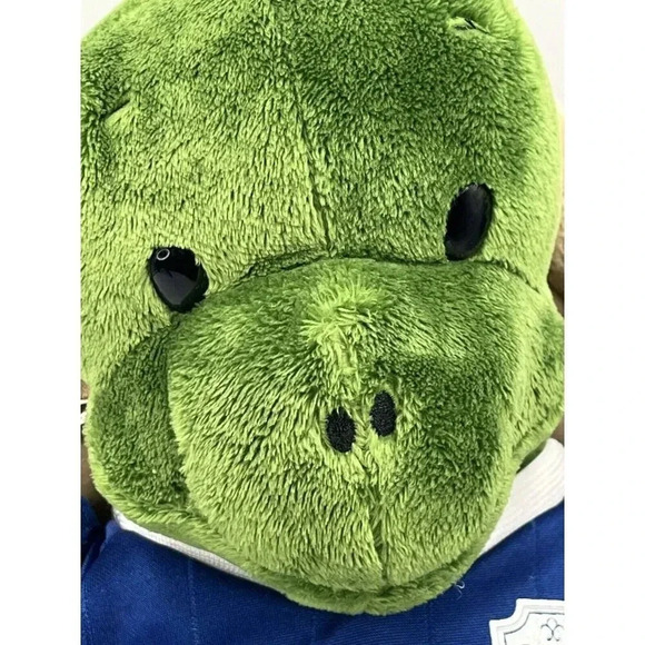 Build a Bear Trekkin Turtle Plush-Removable Shell Backpack/Soccer Uniform/17” - Picture 4 of 16